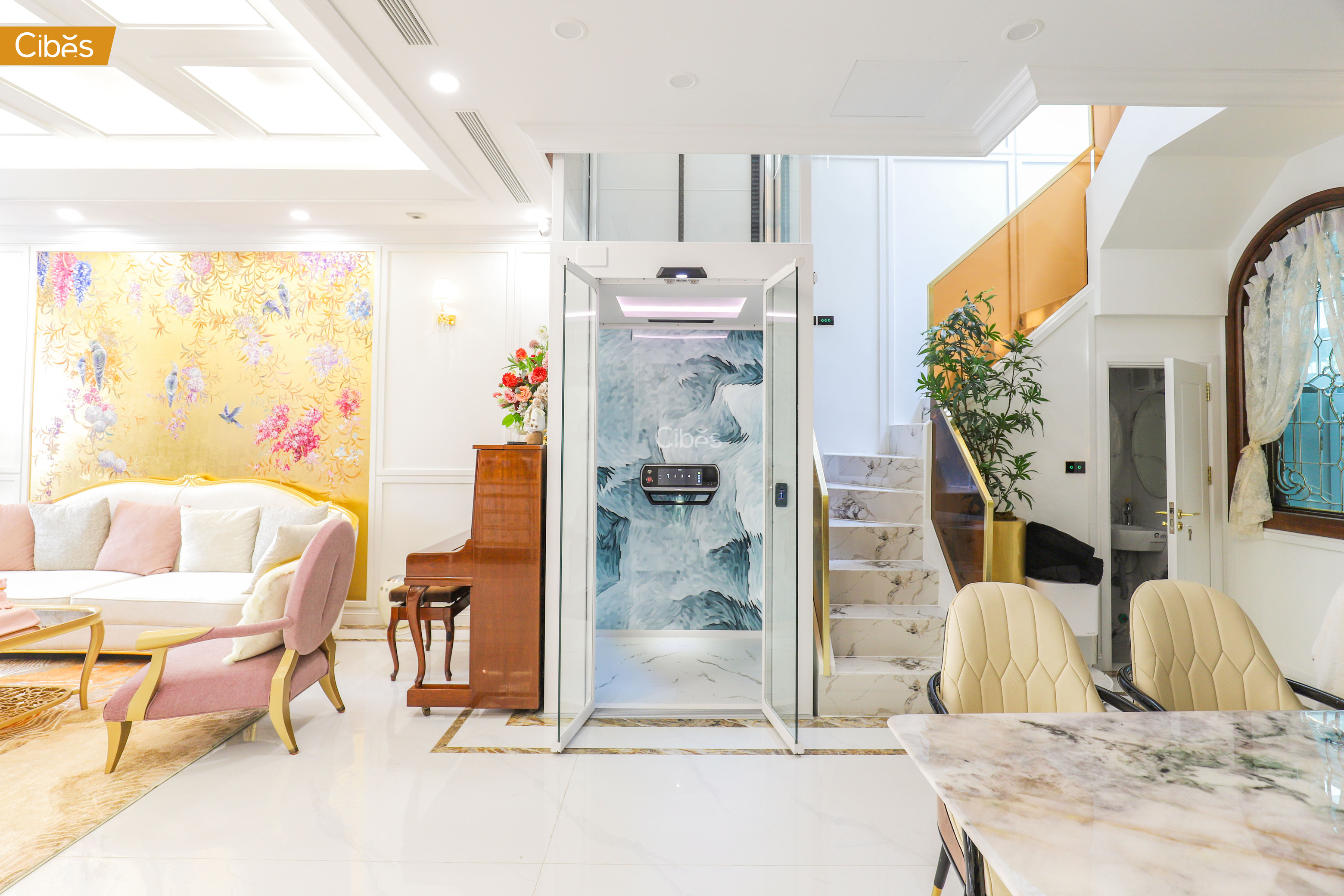 Cibes Voyager V90 Galaxy màu trắng